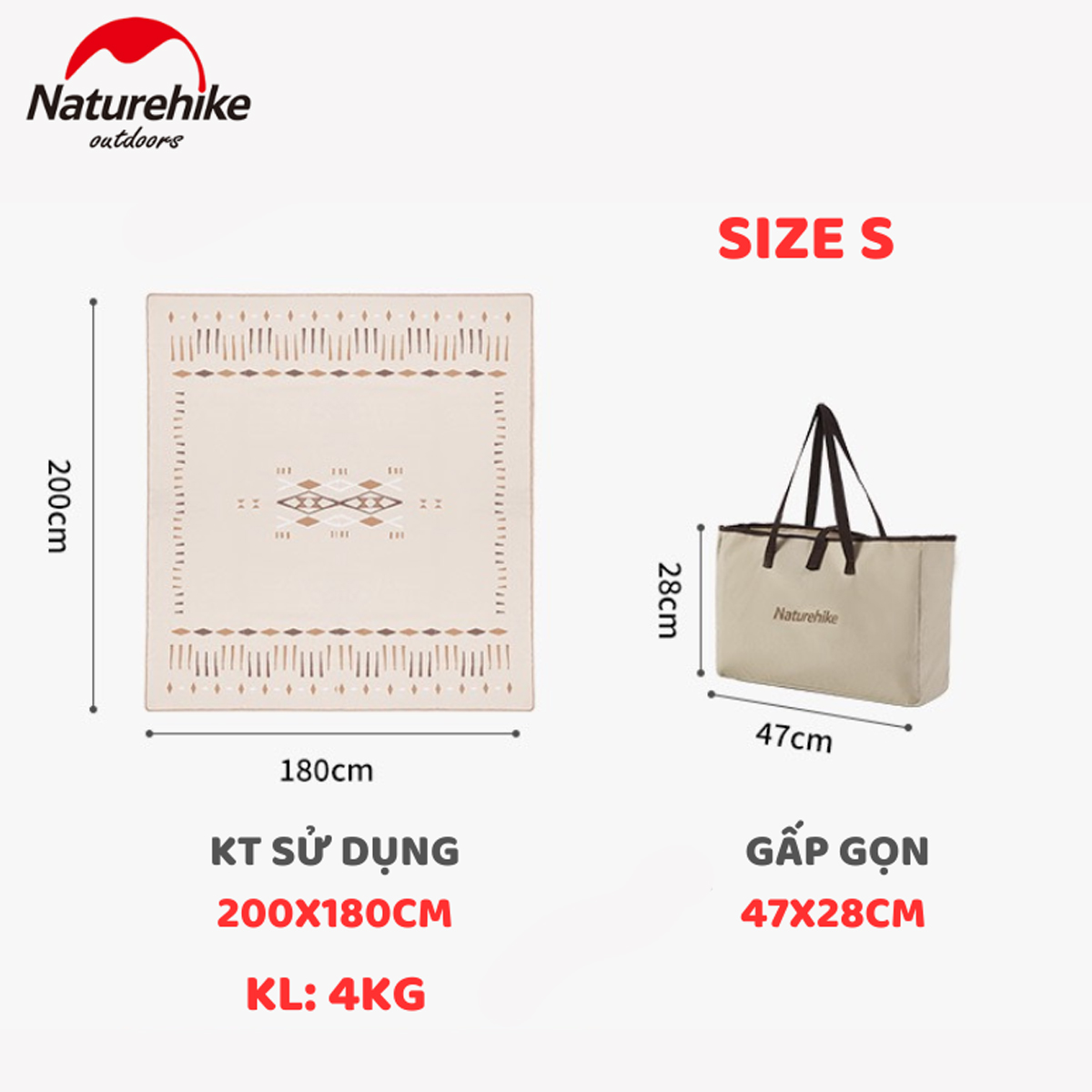 Thảm cắm trại NatureHike CNH22DZ020