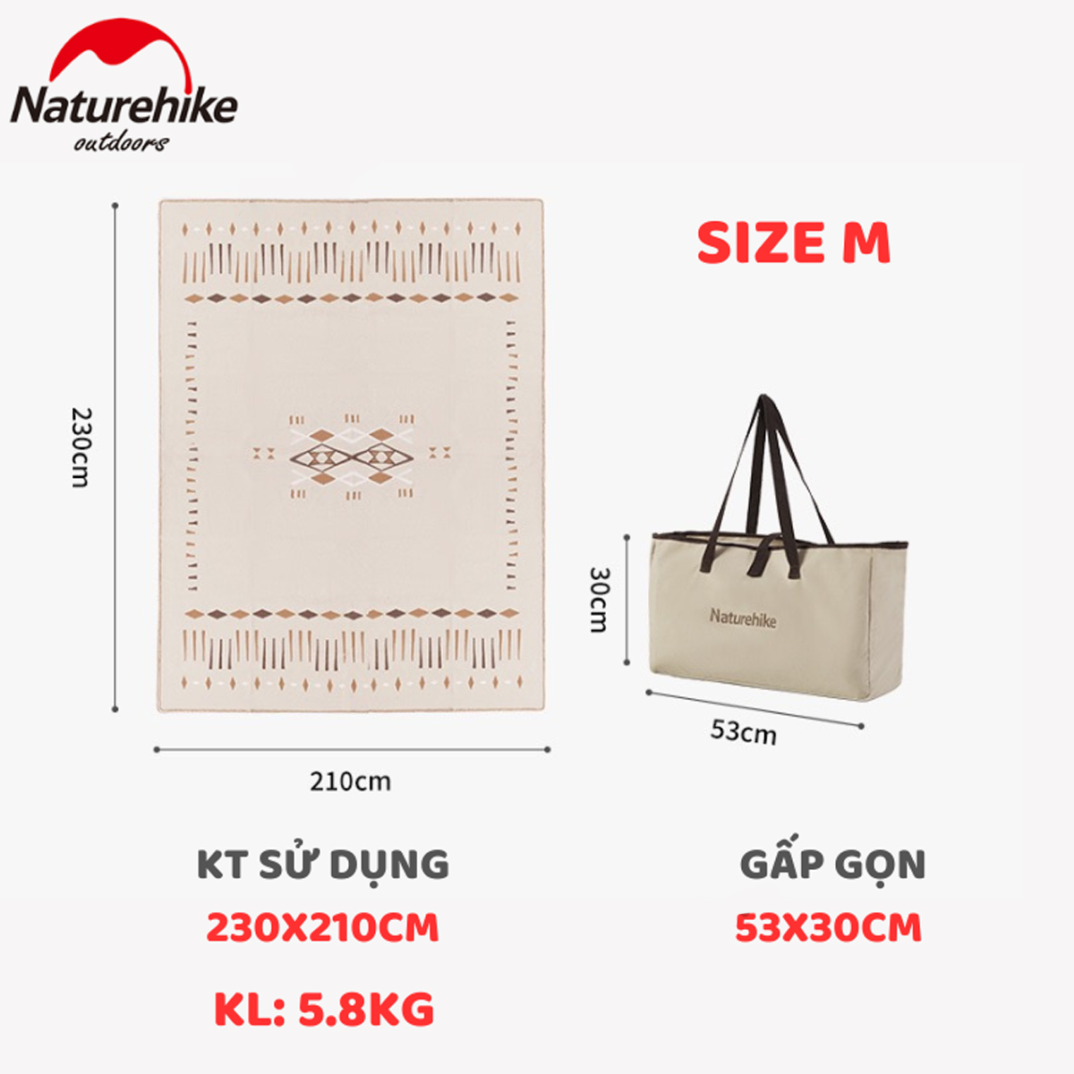 Thảm cắm trại NatureHike CNH22DZ020