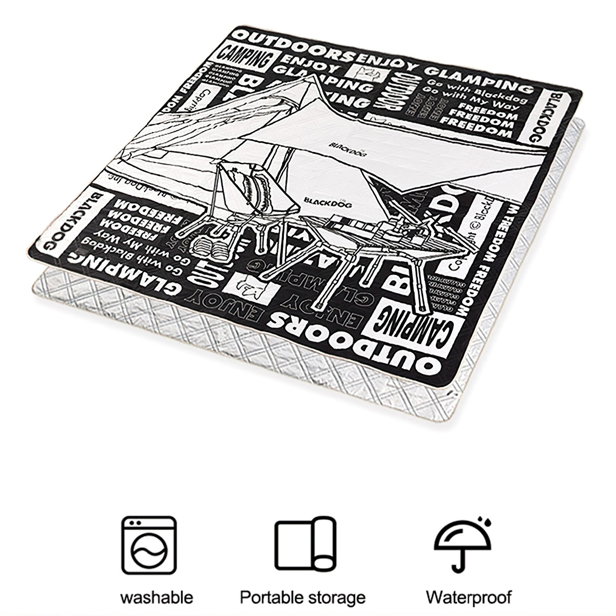 Blackdog BD-YCD002 Thảm Cắm Trại Du Lịch Ultrasonic Picnic Mat