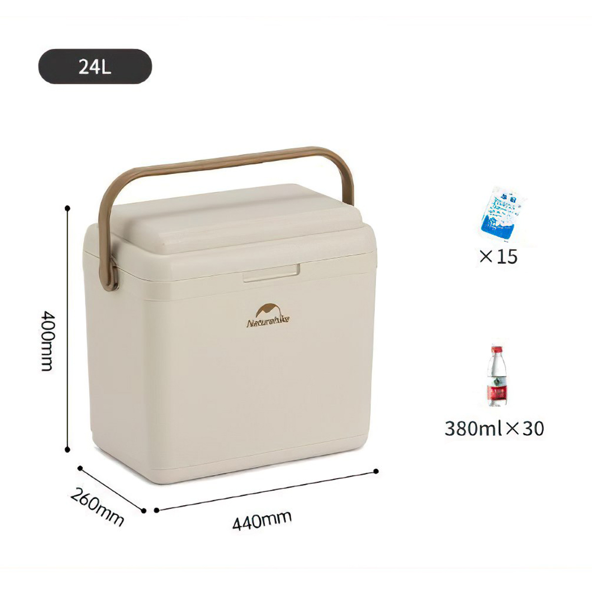 Naturehike CNK2300BS011 Thùng Bảo Ôn Cắm Trại Glamping