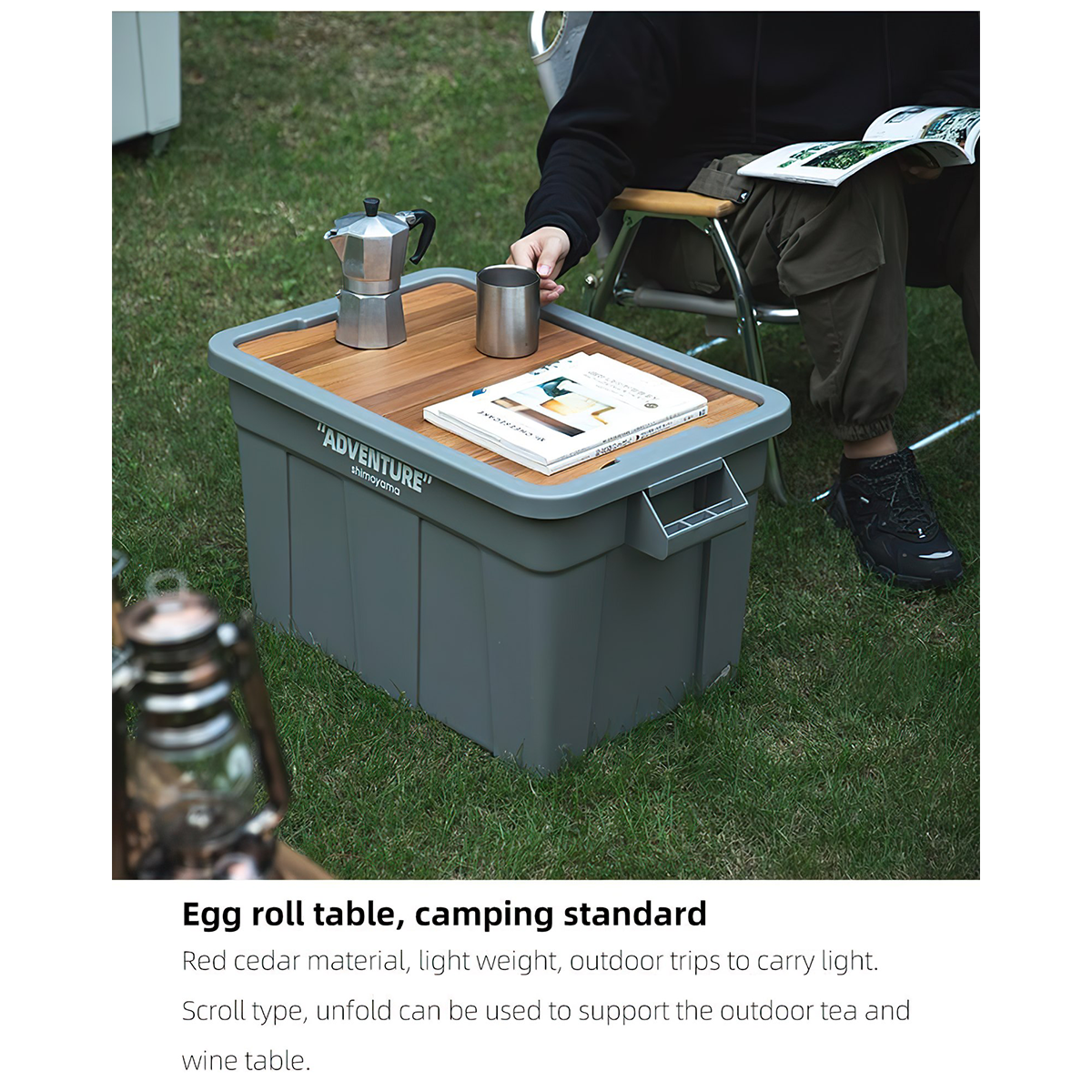 Shimoyama 74L Thùng Camping Đựng Đồ Cắm Trại