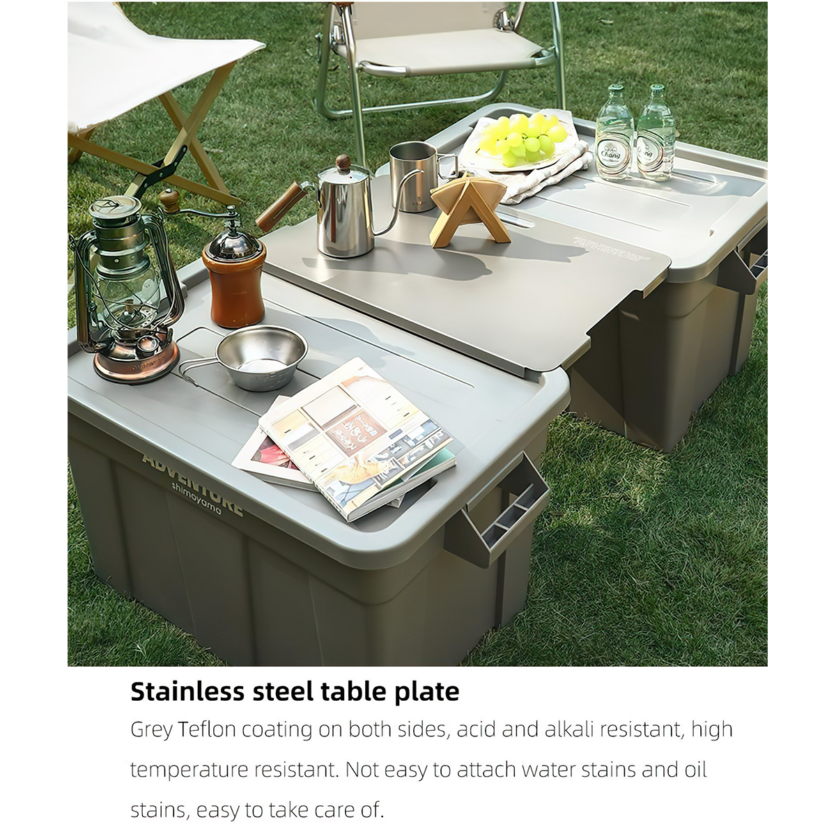 Shimoyama 74L Thùng Camping Đựng Đồ Cắm Trại