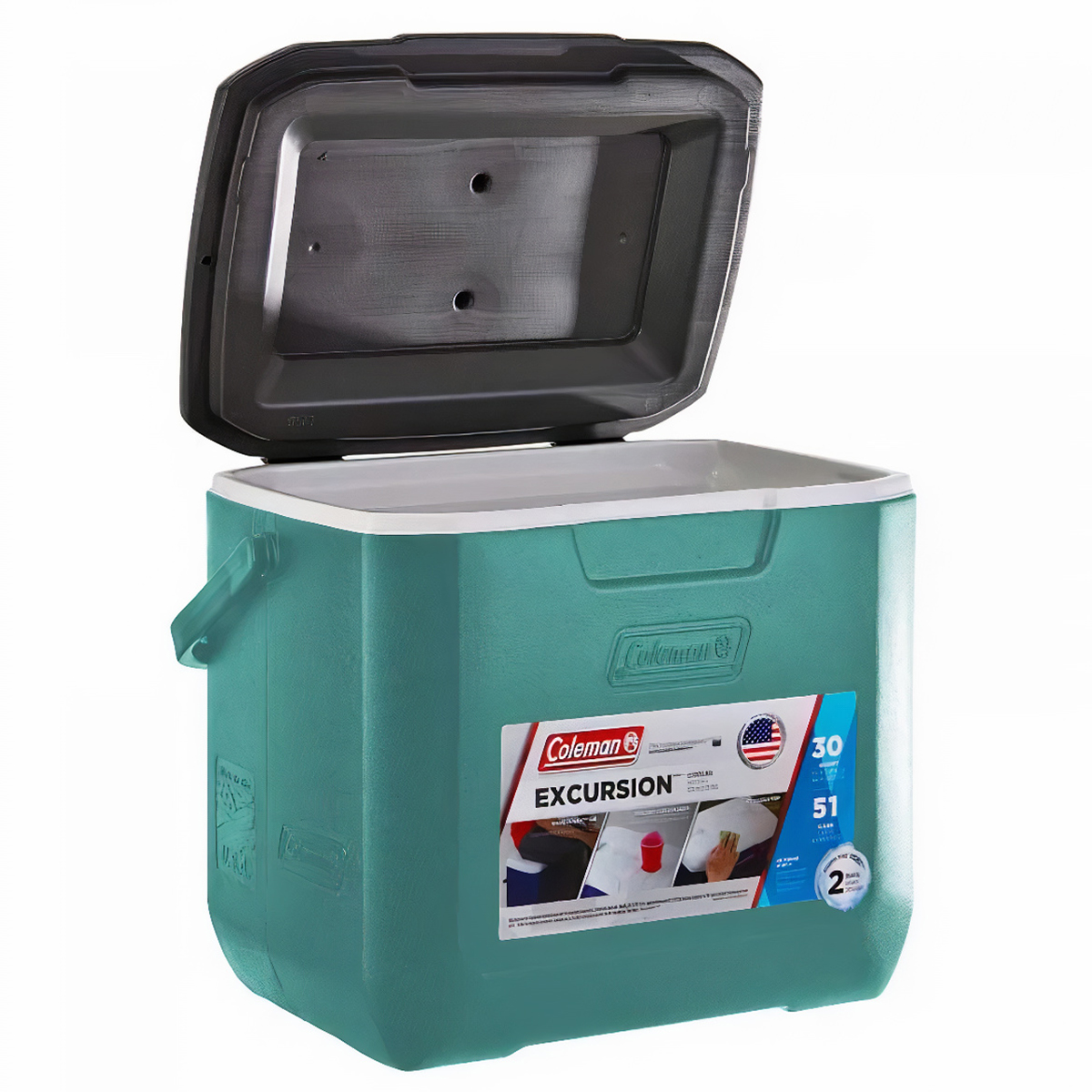 Thùng Coleman giữ lạnh - 28.4L - Xanh ngọc