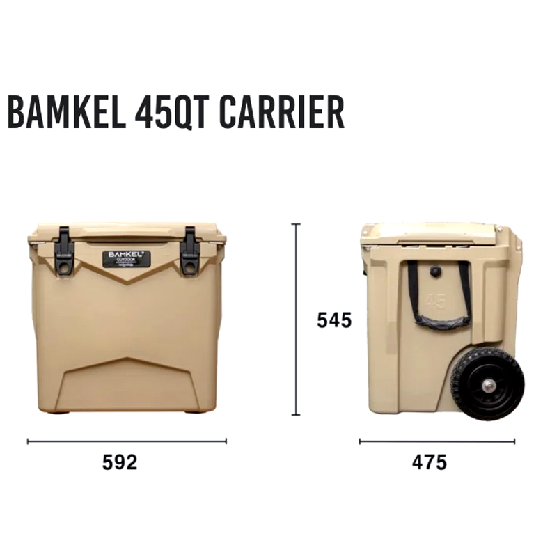 Thùng Đá Cắm Trại BamKel 45QT Carrier