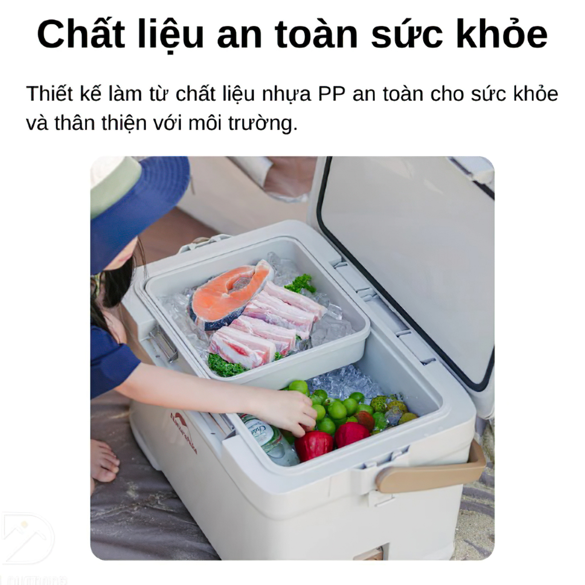 Naturehike Thùng Đá Giữ Lạnh Cắm Trại Kháng Khuẩn 36h CNK2300BS012