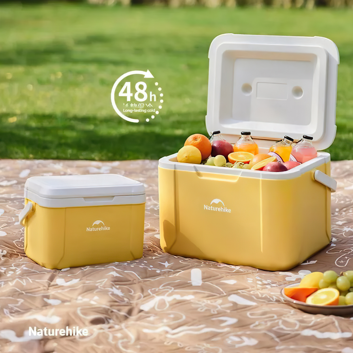 Naturehike Thùng Đá Lạnh Giữ Nhiệt Cắm Trại Mini CNK2450CF012