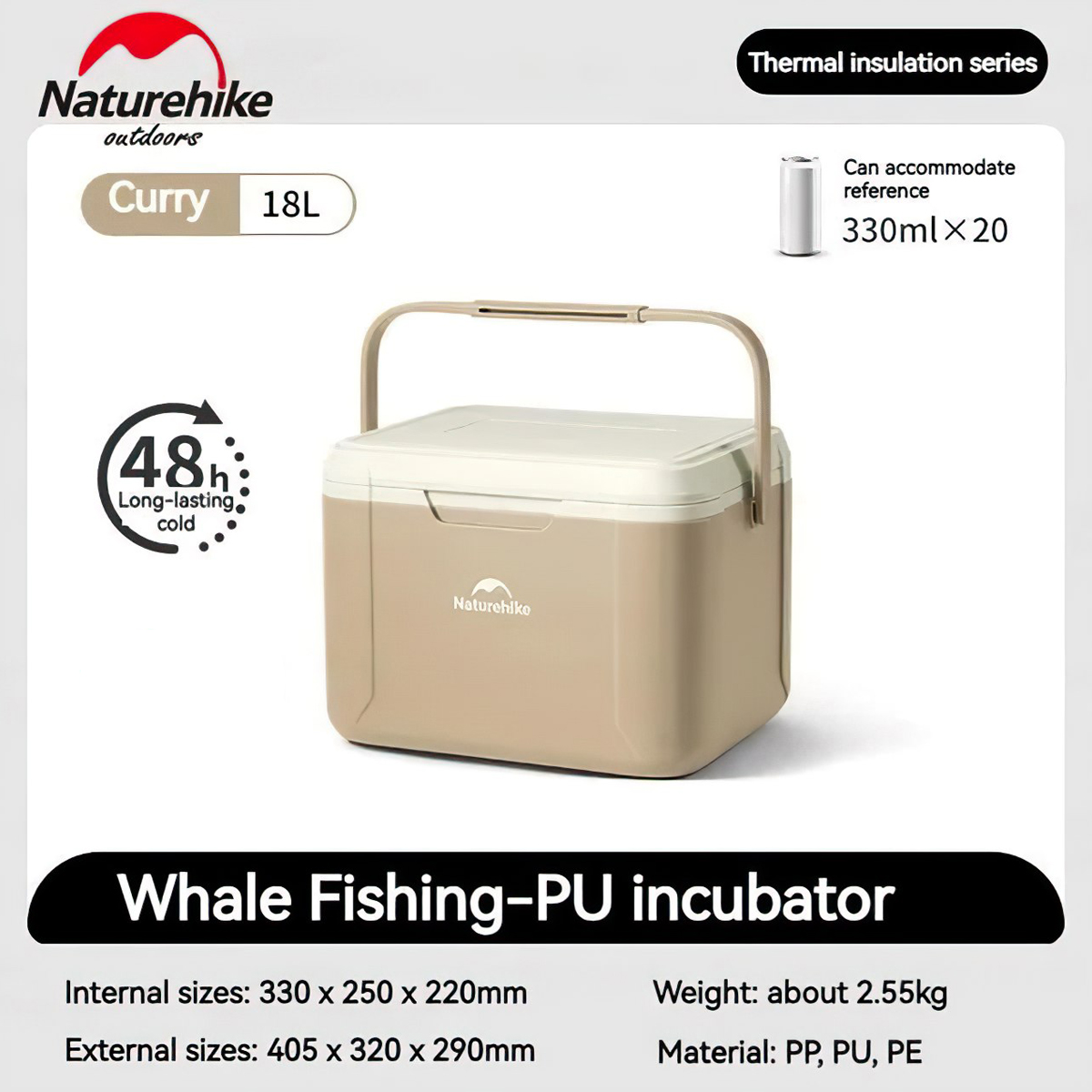 Naturehike Thùng Đá Lạnh Giữ Nhiệt Cắm Trại Mini CNK2450CF012