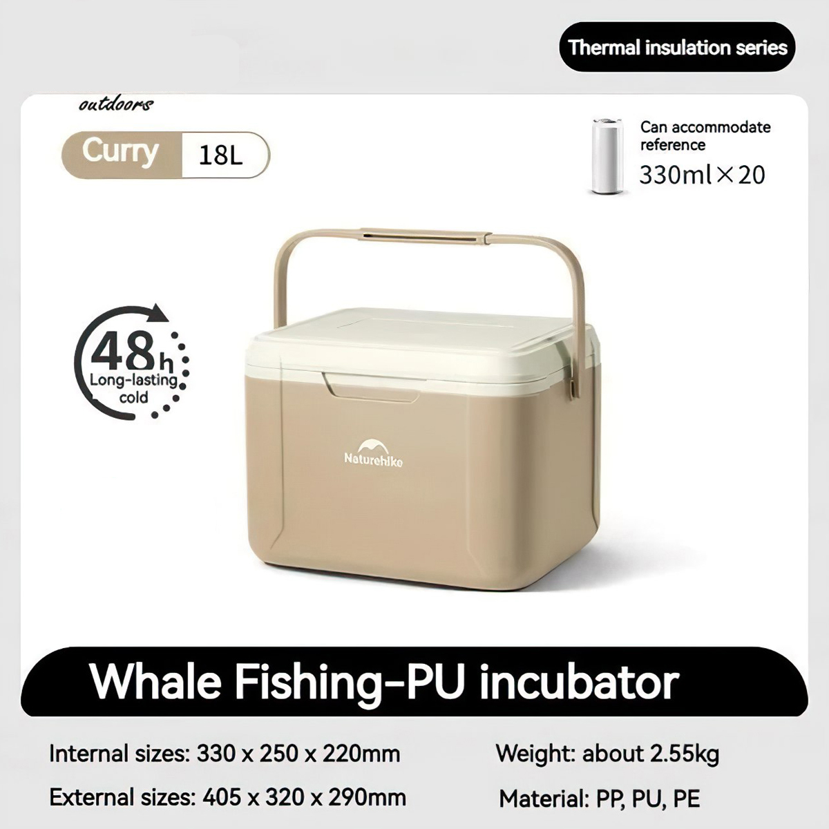 Naturehike Thùng Đá Lạnh Giữ Nhiệt Cắm Trại Mini CNK2450CF012