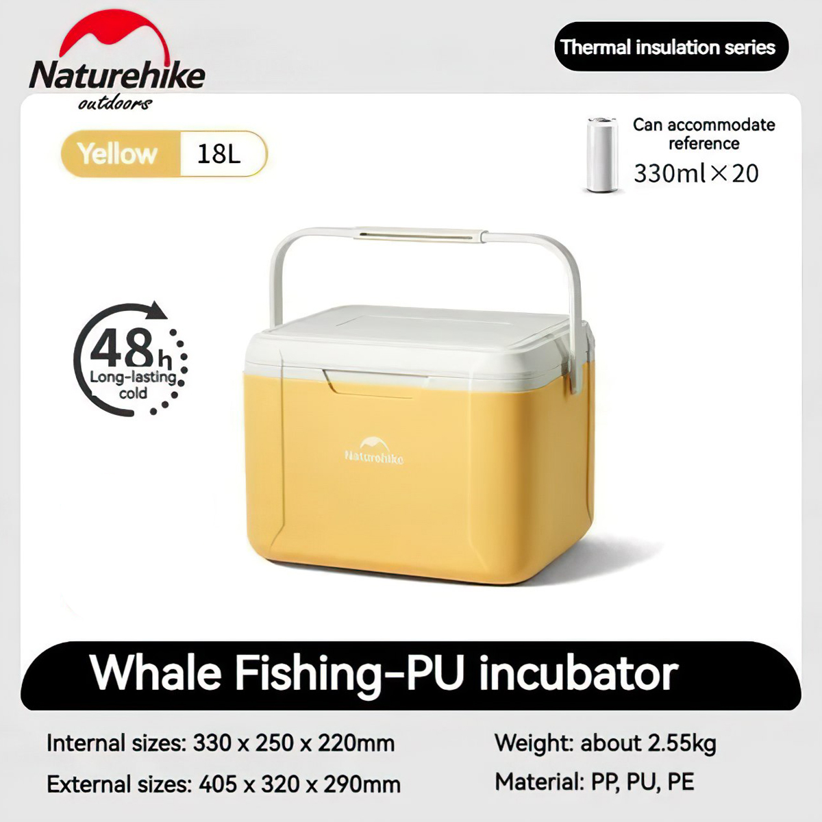 Naturehike Thùng Đá Lạnh Giữ Nhiệt Cắm Trại Mini CNK2450CF012