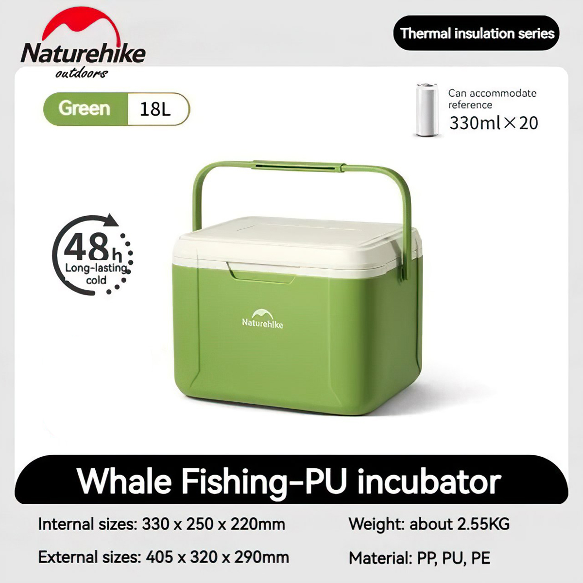 Naturehike Thùng Đá Lạnh Giữ Nhiệt Cắm Trại Mini CNK2450CF012