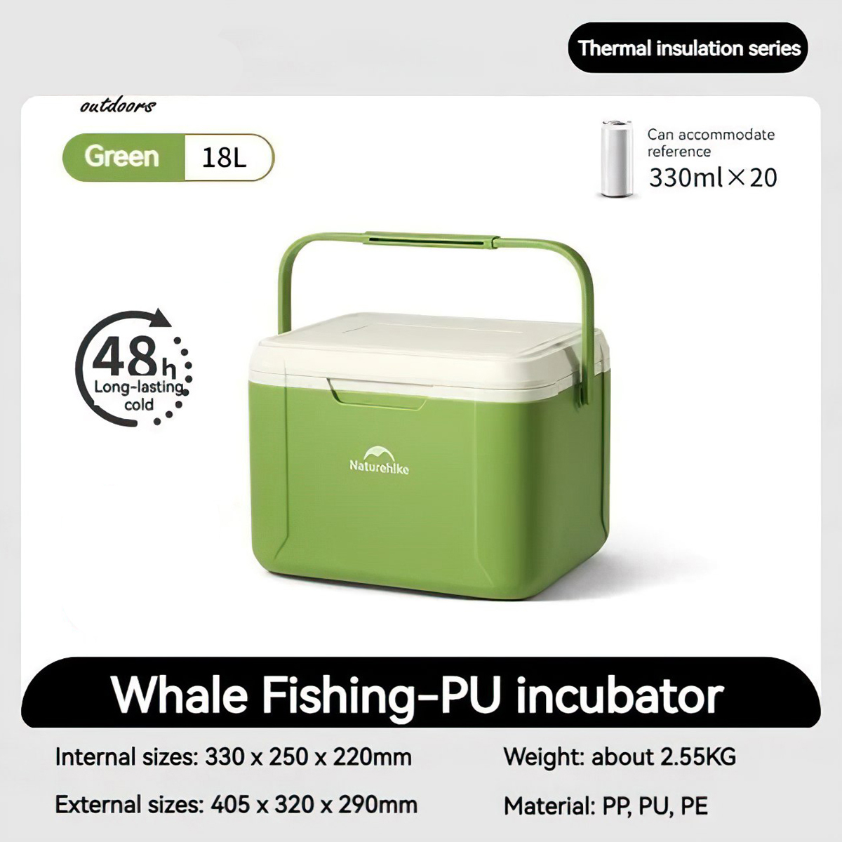 Naturehike Thùng Đá Lạnh Giữ Nhiệt Cắm Trại Mini CNK2450CF012