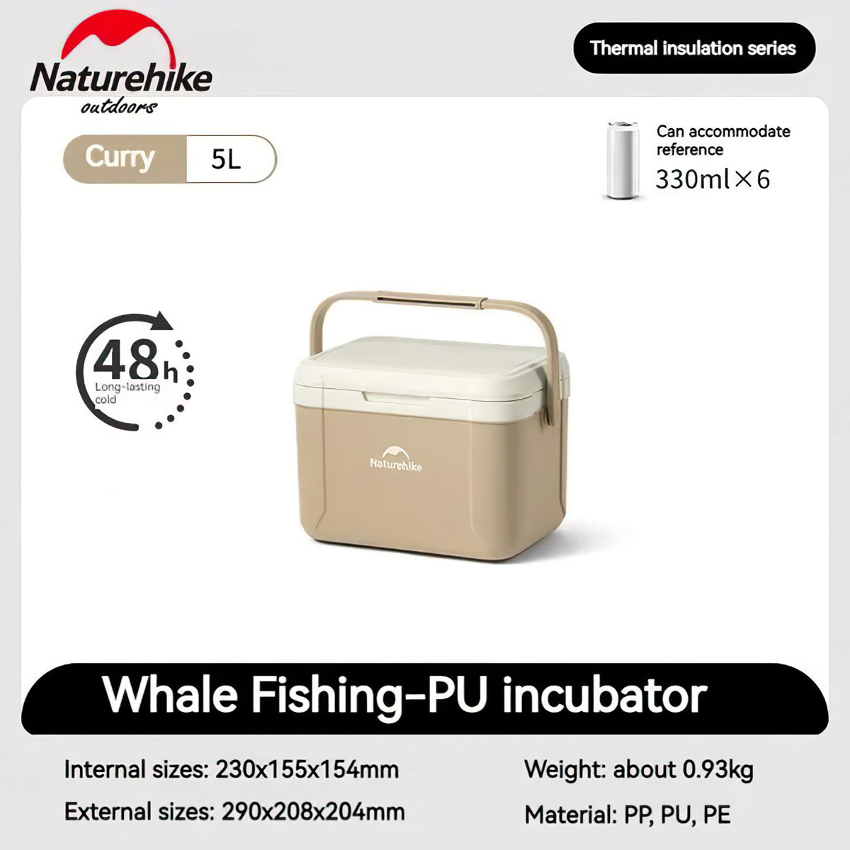 Naturehike Thùng Đá Lạnh Giữ Nhiệt Cắm Trại Mini CNK2450CF012