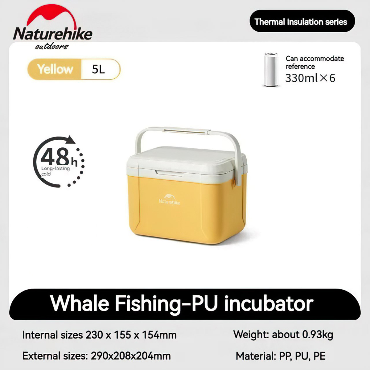 Naturehike Thùng Đá Lạnh Giữ Nhiệt Cắm Trại Mini CNK2450CF012