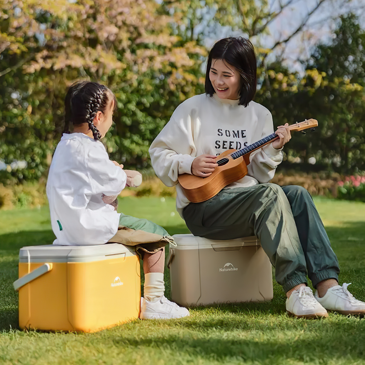 Naturehike Thùng Đá Lạnh Giữ Nhiệt Cắm Trại Mini CNK2450CF012