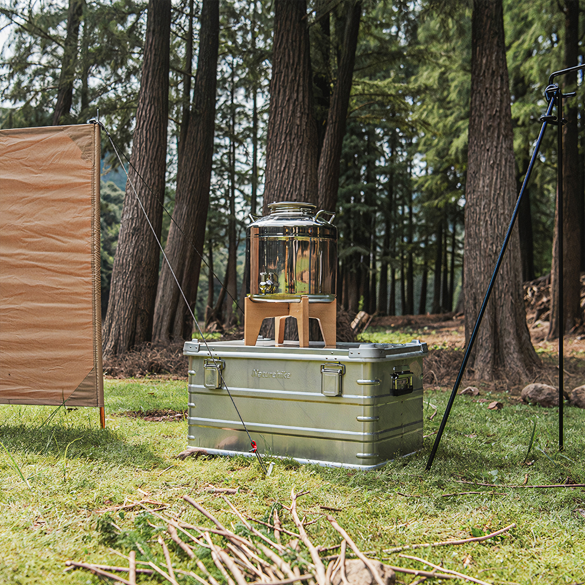 Naturehike Thùng đồ đi cắm trại nhôm đa năng cao cấp