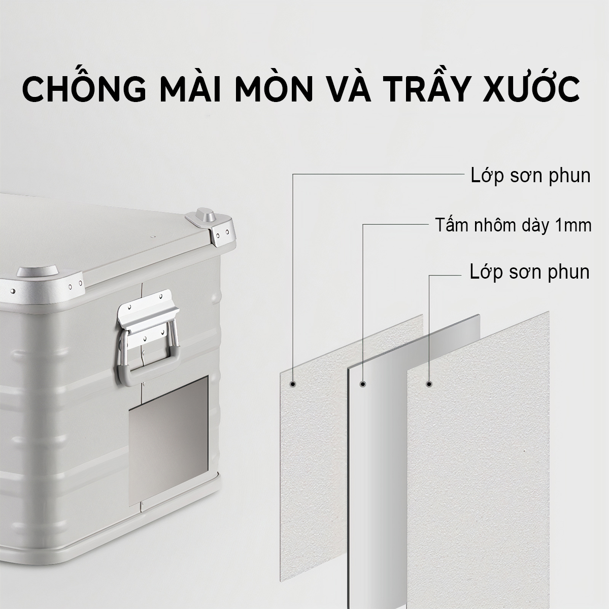 Thùng đựng đồ cắm trại Naturehike – Màu be mới