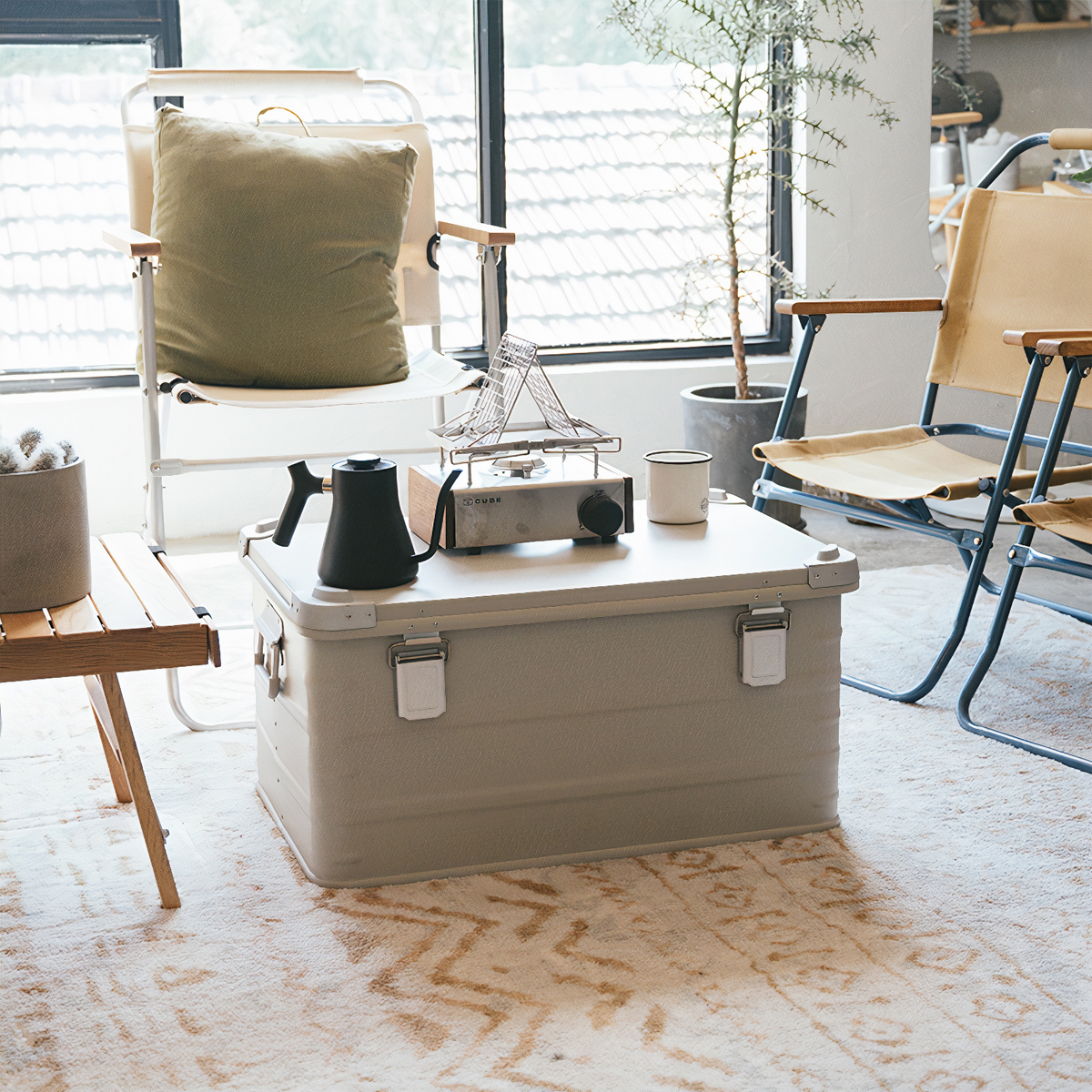 Thùng đựng đồ cắm trại Naturehike – Màu be mới