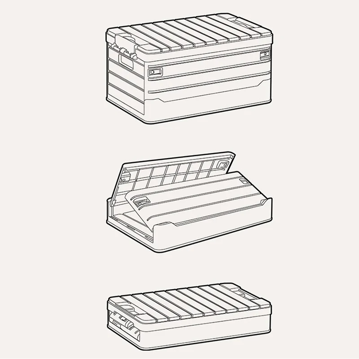 Blackdog BD-SNX003 Thùng đựng đồ cắm trại xếp gọn 60 lít