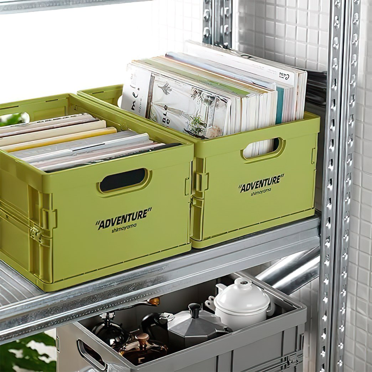 Shimoyama 12L Thùng Đựng Đồ Cắm Trại Xếp Gọn Không Nắp