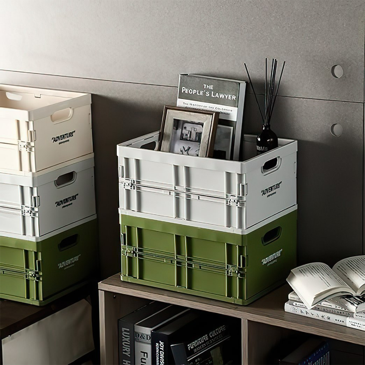 Shimoyama 12L Thùng Đựng Đồ Cắm Trại Xếp Gọn Không Nắp