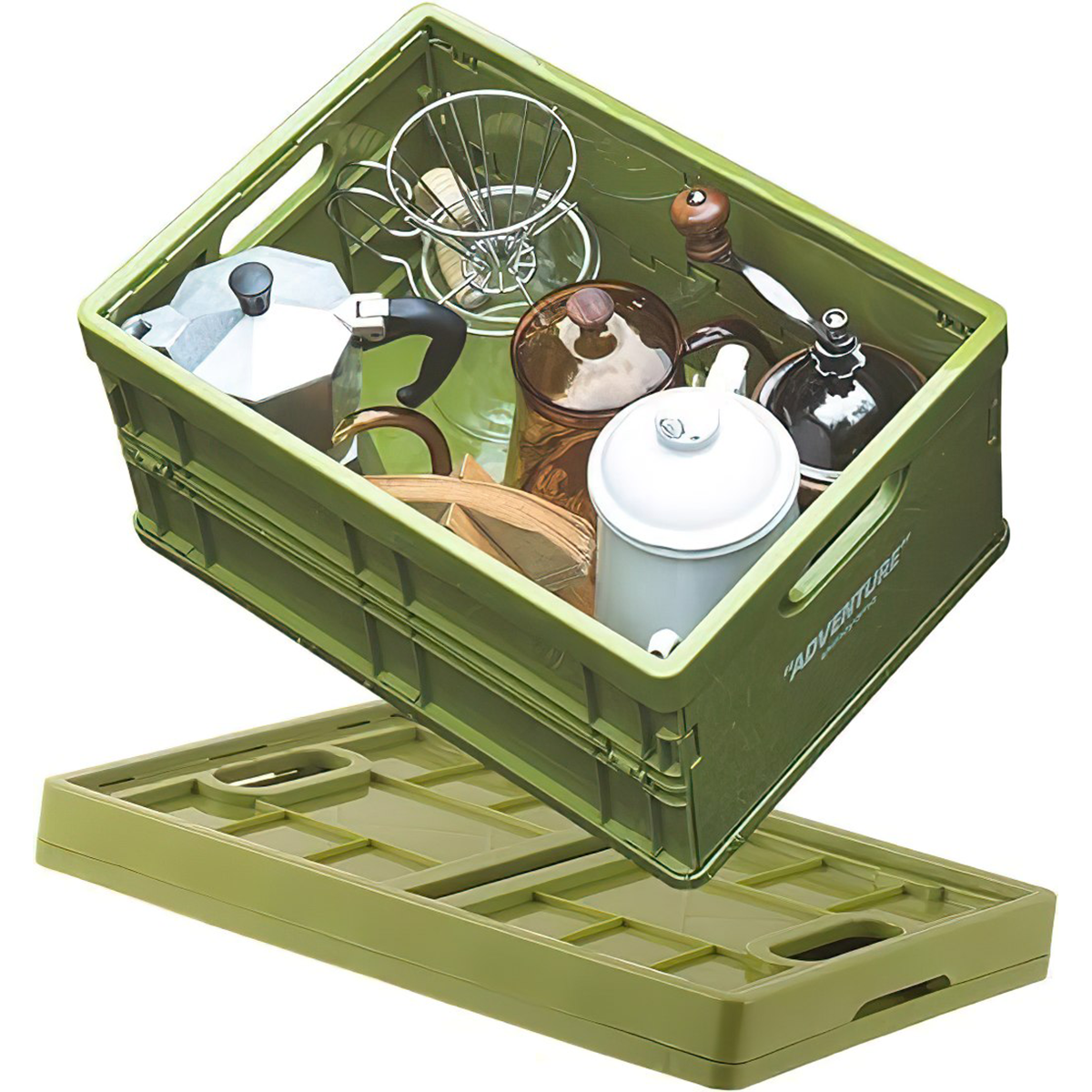 Shimoyama 12L Thùng Đựng Đồ Cắm Trại Xếp Gọn Không Nắp