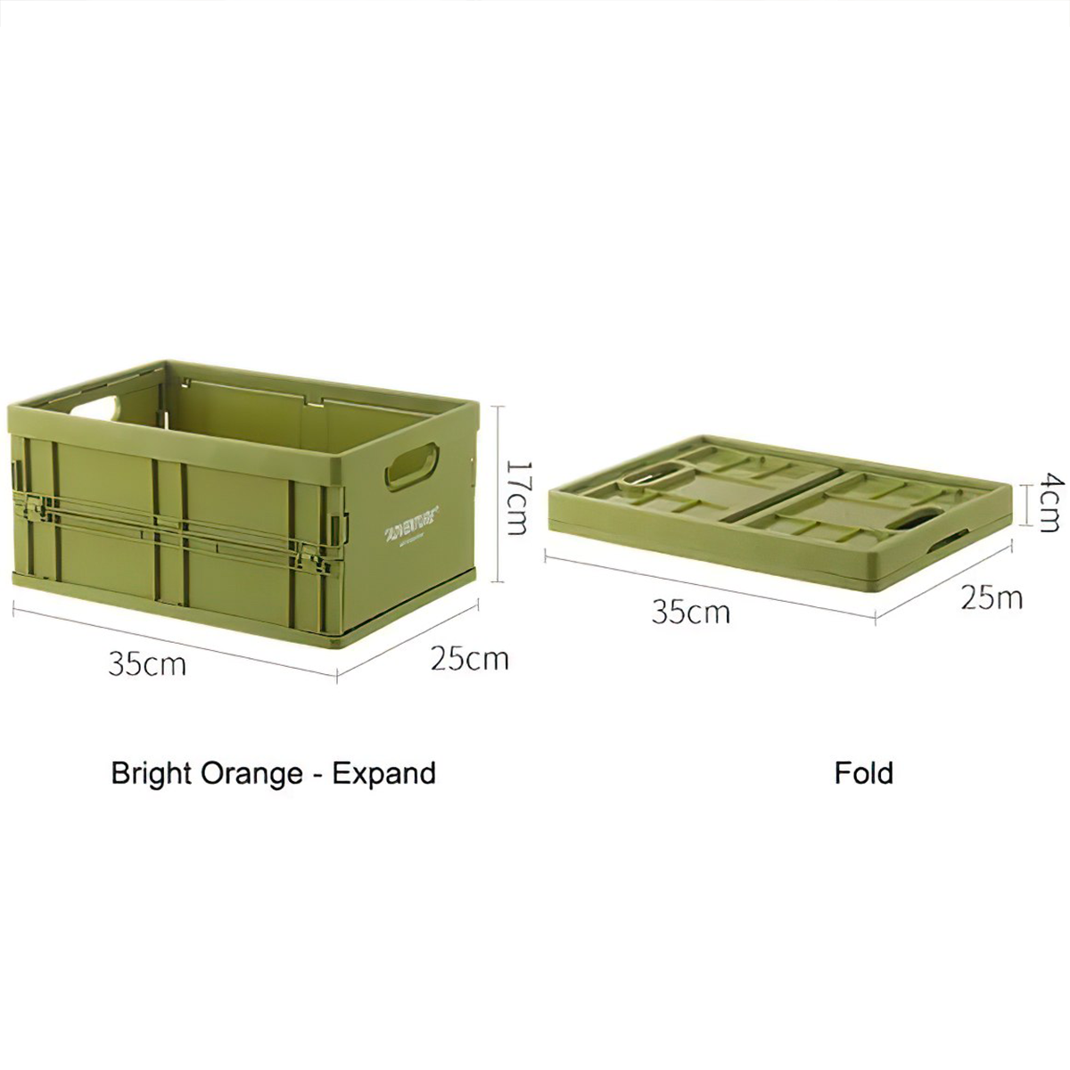 Shimoyama 12L Thùng Đựng Đồ Cắm Trại Xếp Gọn Không Nắp