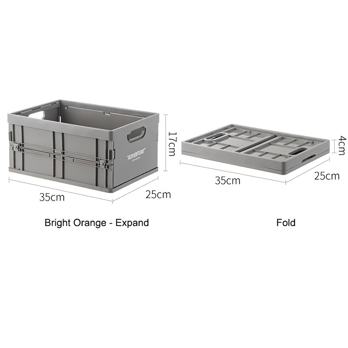 Shimoyama 12L Thùng Đựng Đồ Cắm Trại Xếp Gọn Không Nắp