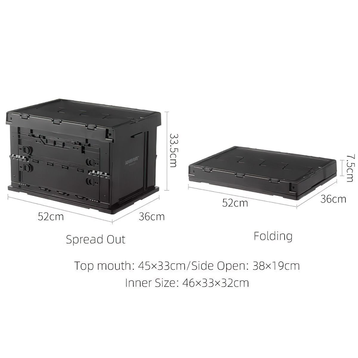 Shimoyama 48L Thùng Đựng Đồ Cắm Trại Xếp Gọn