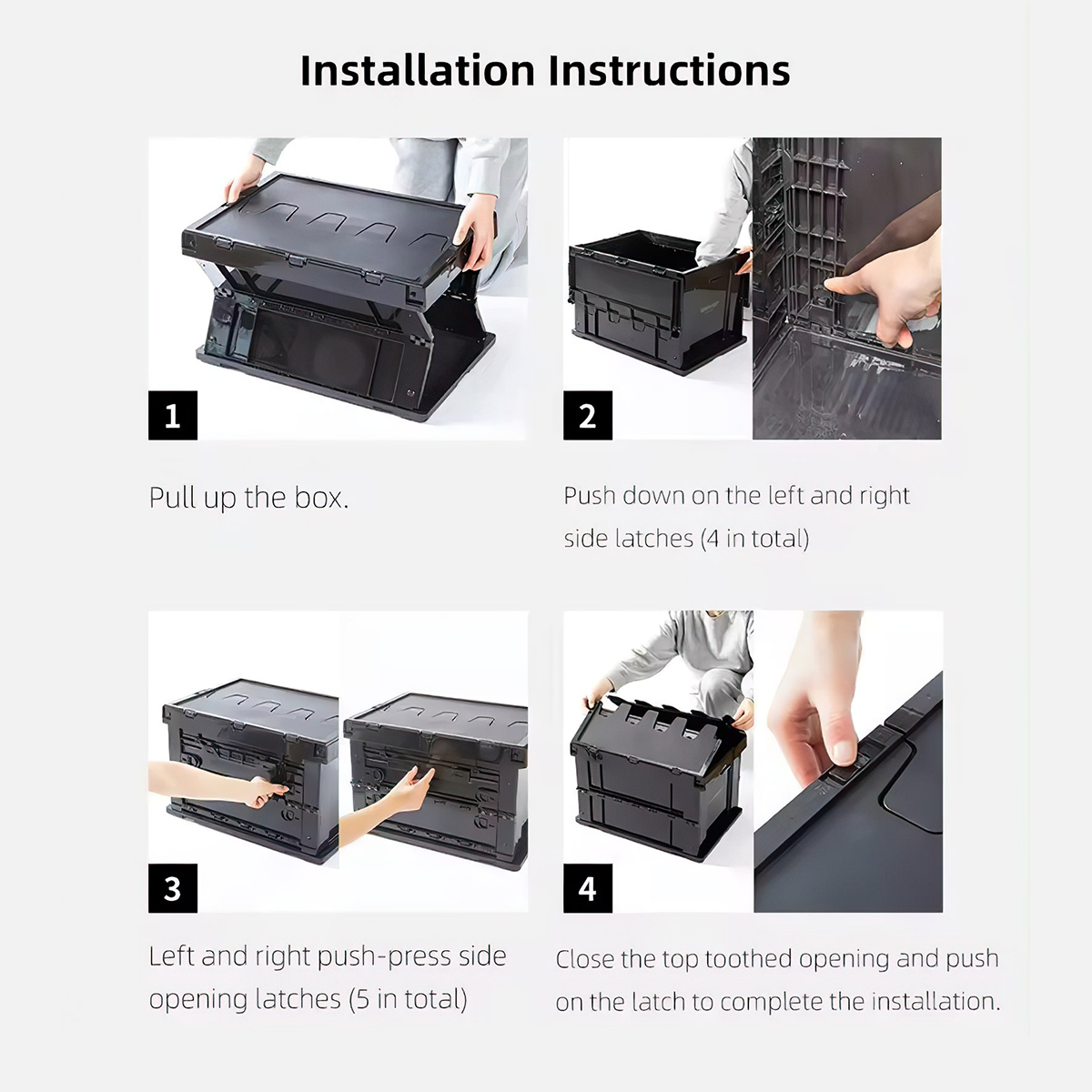 Shimoyama 48L Thùng Đựng Đồ Cắm Trại Xếp Gọn