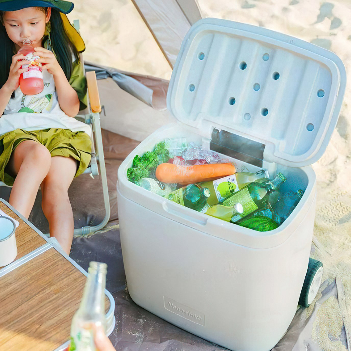 Naturehike CNK2300BS013 Thùng Giữ Nhiệt Cắm Trại 48H Kháng Khuẩn Cao Cấp