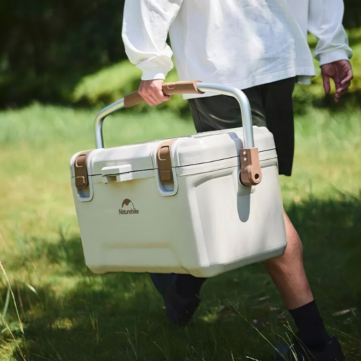 Naturehike CNH22CJ10001  Thùng Đá Lingxia Kháng Khuẩn Cắm Trại Cỡ Đại