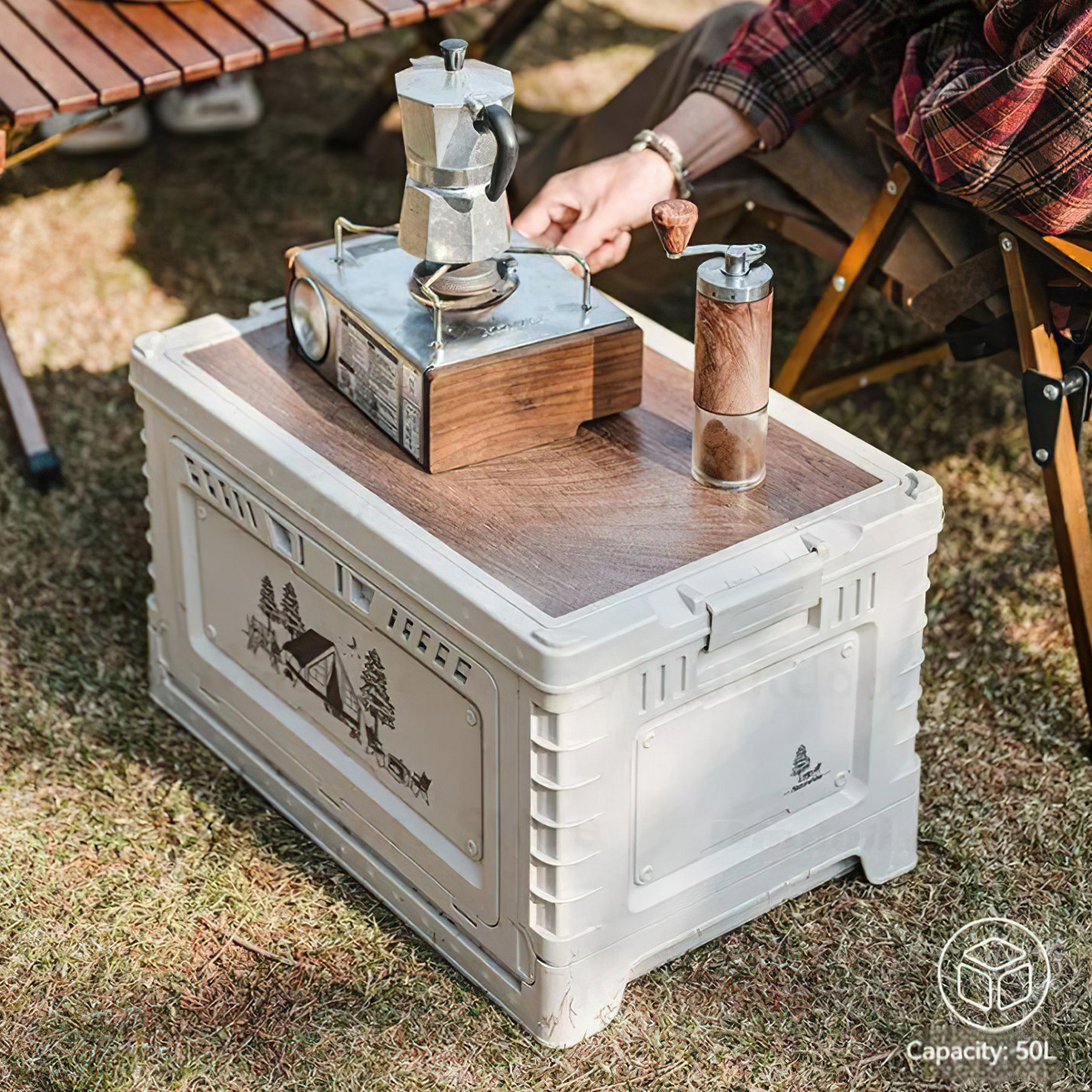 Naturehike CNH22SN019  Thùng Nhựa Đựng Đồ Đa Năng Xếp Gọn ( 25L – 50L )