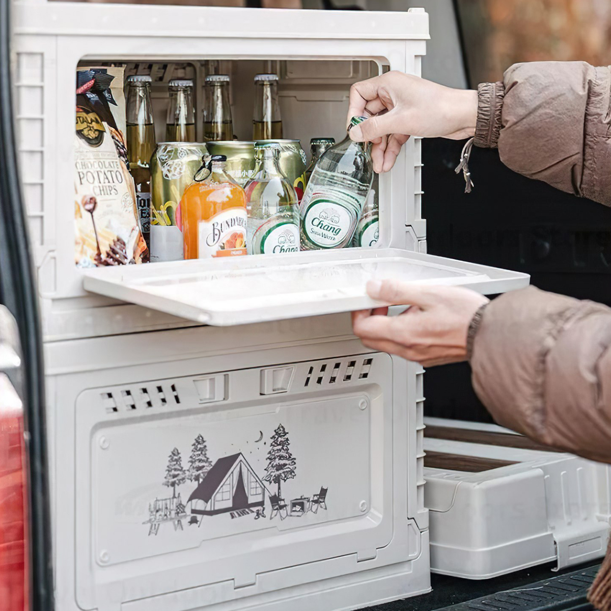 Naturehike CNH22SN019  Thùng Nhựa Đựng Đồ Đa Năng Xếp Gọn ( 25L – 50L )