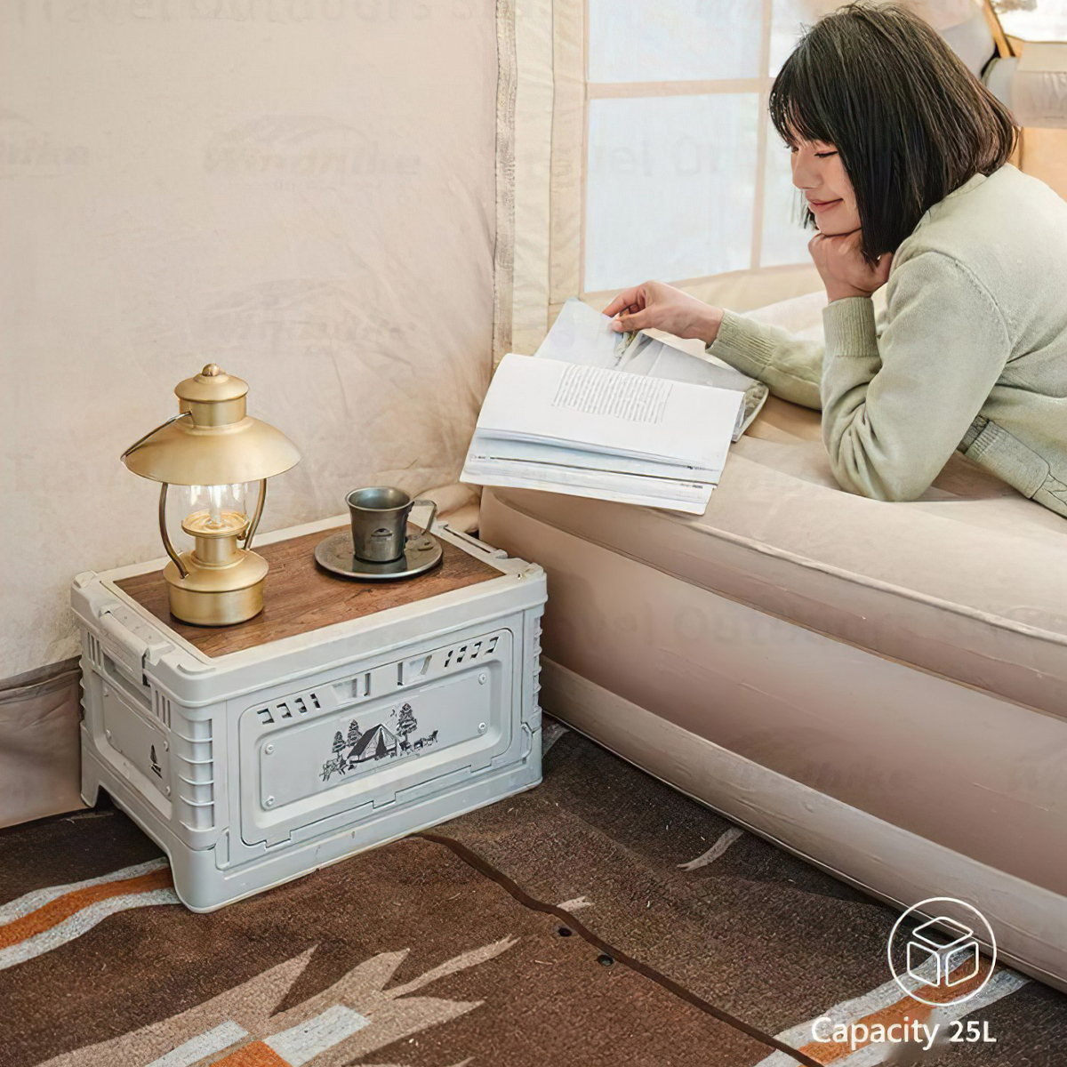 Naturehike CNH22SN019  Thùng Nhựa Đựng Đồ Đa Năng Xếp Gọn ( 25L – 50L )