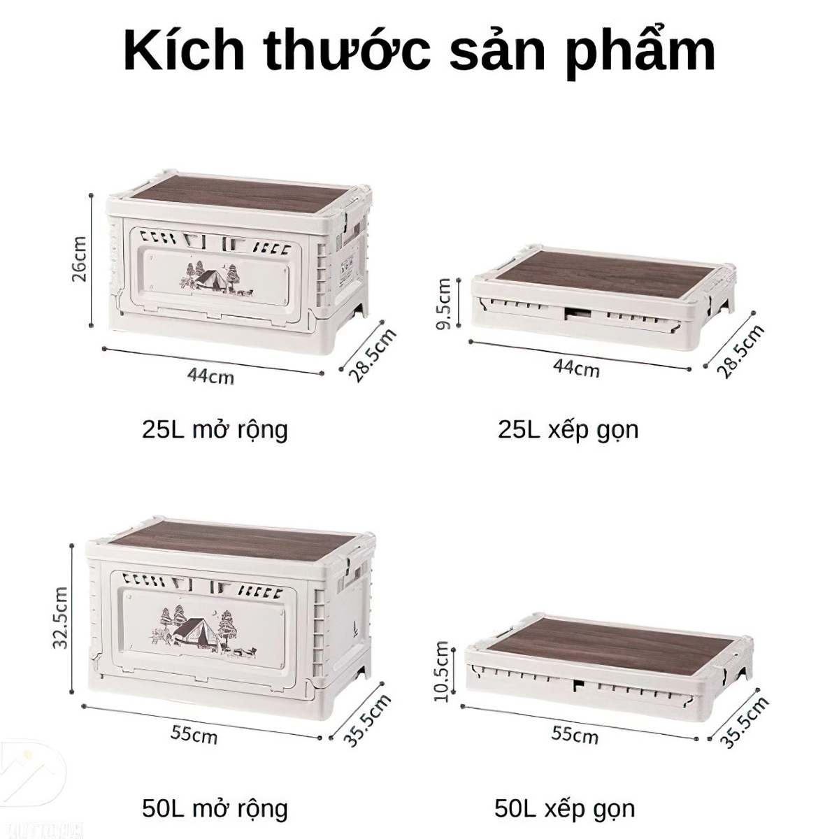 Naturehike CNH22SN019  Thùng Nhựa Đựng Đồ Đa Năng Xếp Gọn ( 25L – 50L )