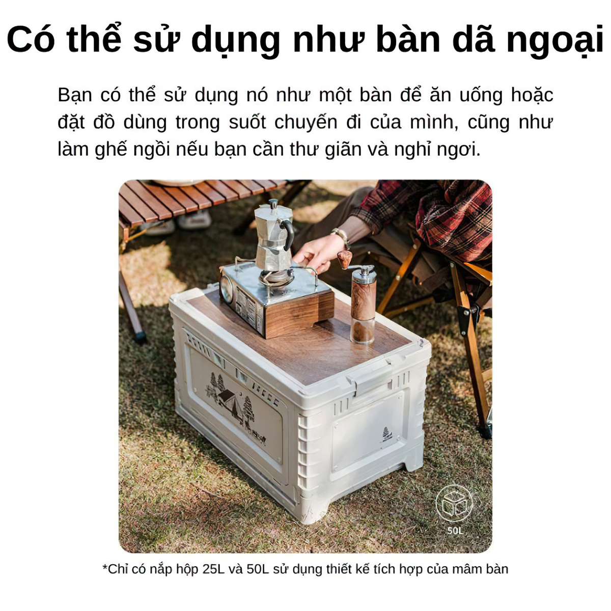 Naturehike CNH22SN019  Thùng Nhựa Đựng Đồ Đa Năng Xếp Gọn ( 25L – 50L )