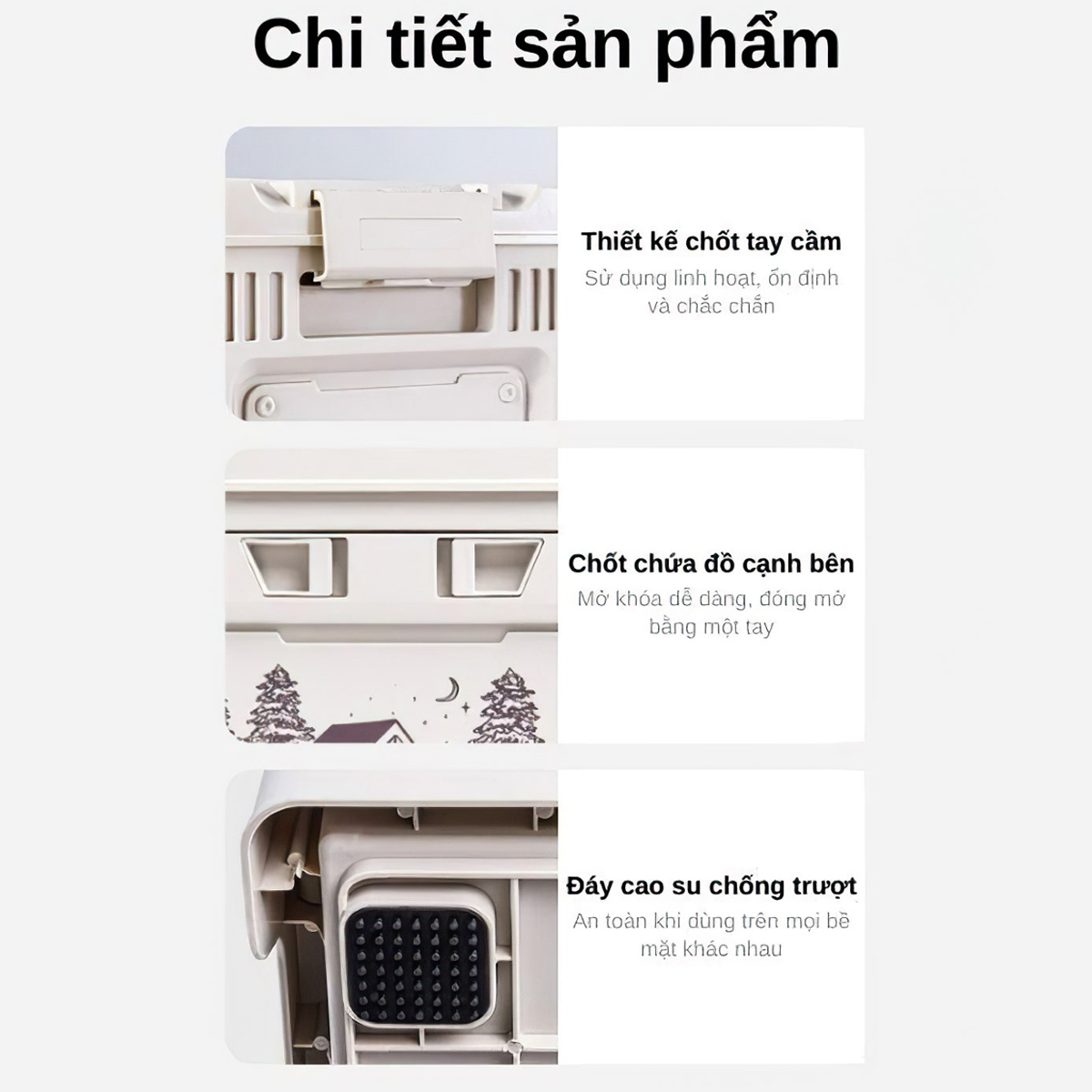 Naturehike CNH22SN019  Thùng Nhựa Đựng Đồ Đa Năng Xếp Gọn ( 25L – 50L )