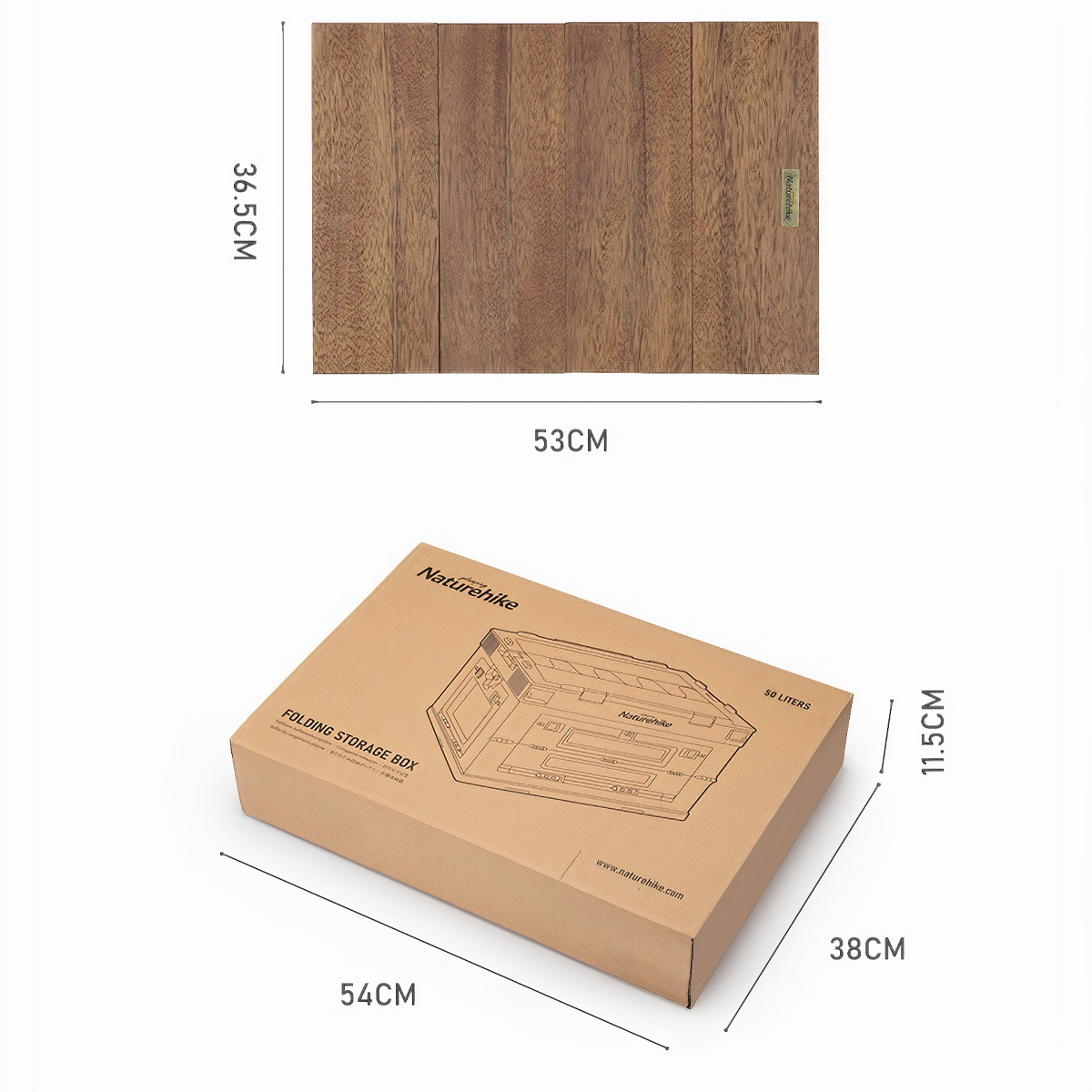 Naturehike Thùng nhựa đựng đồ du lịch đa năng