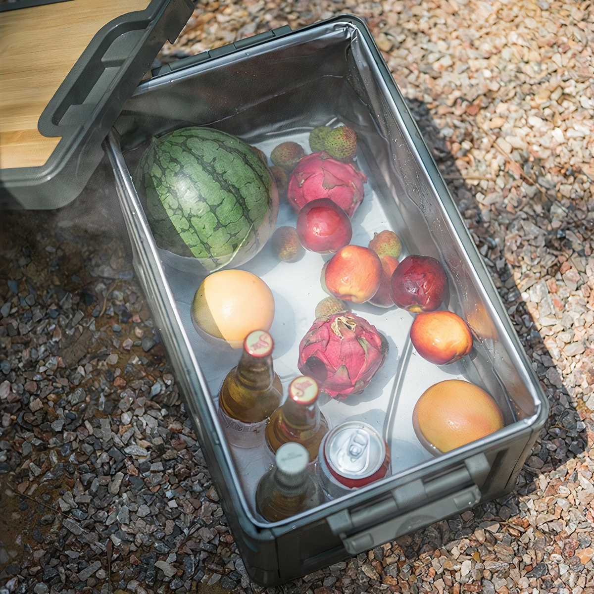 Naturehike Thùng Nhựa Cắm Trại PP Đựng Đồ Đa Năng