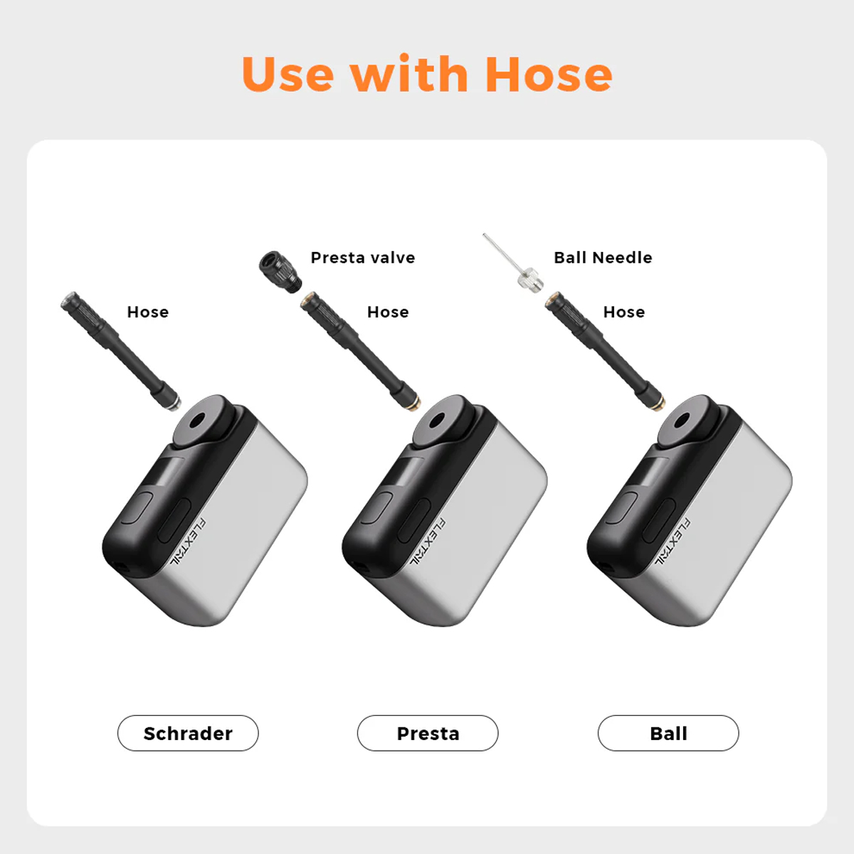 Flextail Tiny Bike Pump Pro – 120 PSI Bơm Xe Đạp Áp Suất Cao Có Màn Hình Led