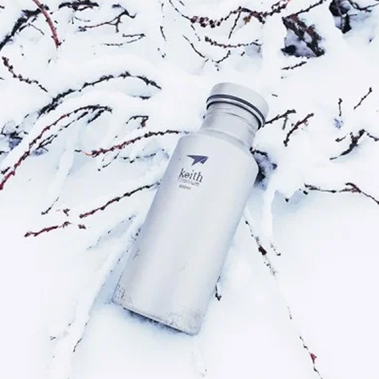 Titanium Sport Bottle Ti3032 KEITH Titanausrüstung Bushcraft Wir lassen Titanium Sport Bottle Ti3032 KEITH Titanausrüstung Bushcraft Wir lassen