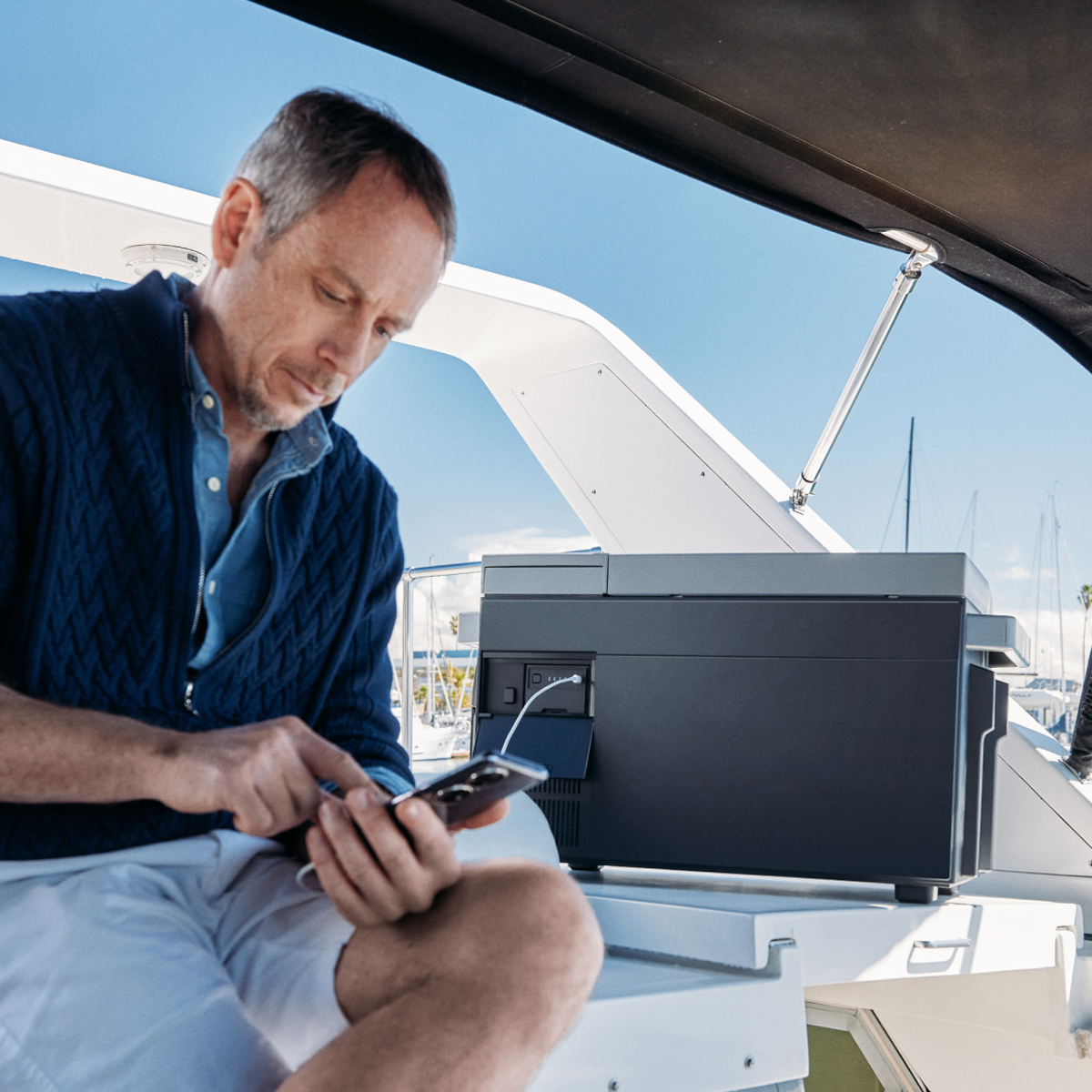 Ecoflow Glacier Tủ Lạnh Có Làm Đá Du Lịch Dã Ngoại