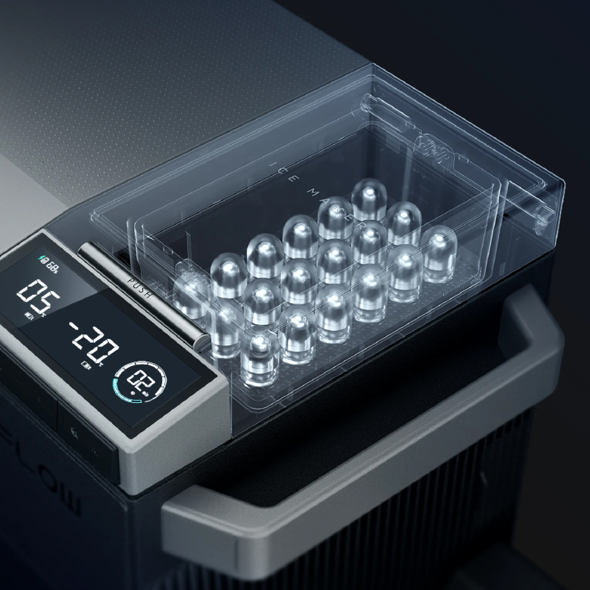 Ecoflow Glacier Tủ Lạnh Có Làm Đá Du Lịch Dã Ngoại