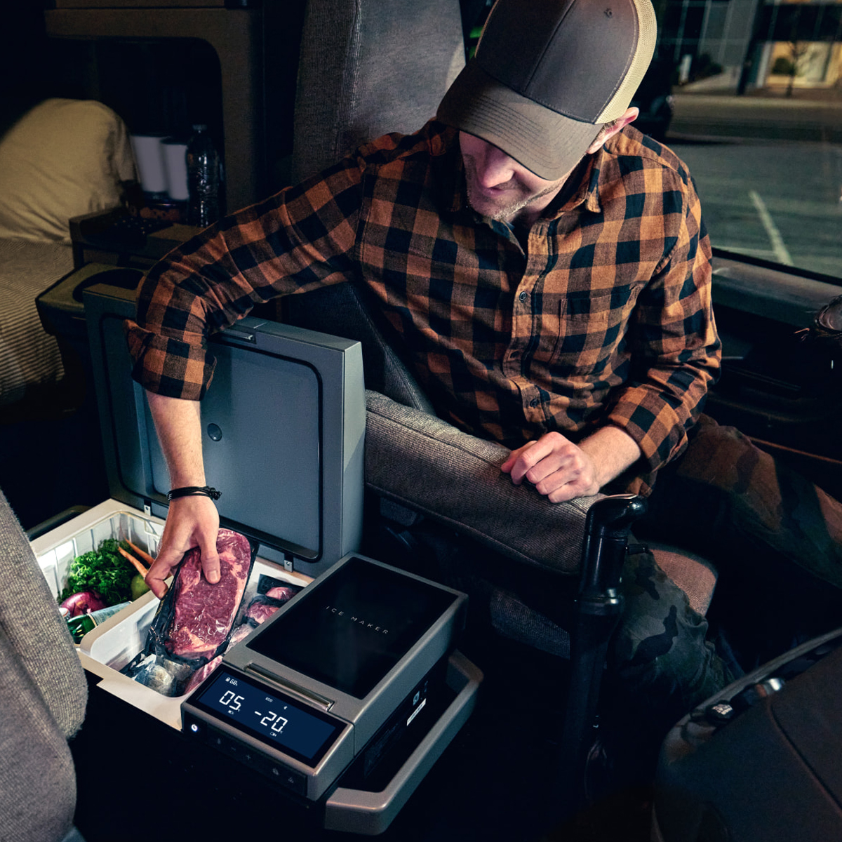 Ecoflow Glacier Tủ Lạnh Có Làm Đá Du Lịch Dã Ngoại