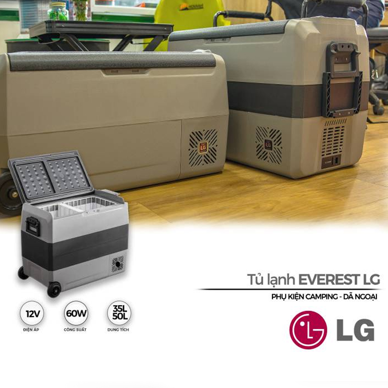 Tủ Lạnh Dã Ngoại Everest Lg Compressor (Dung Tích 36L Và 50L)