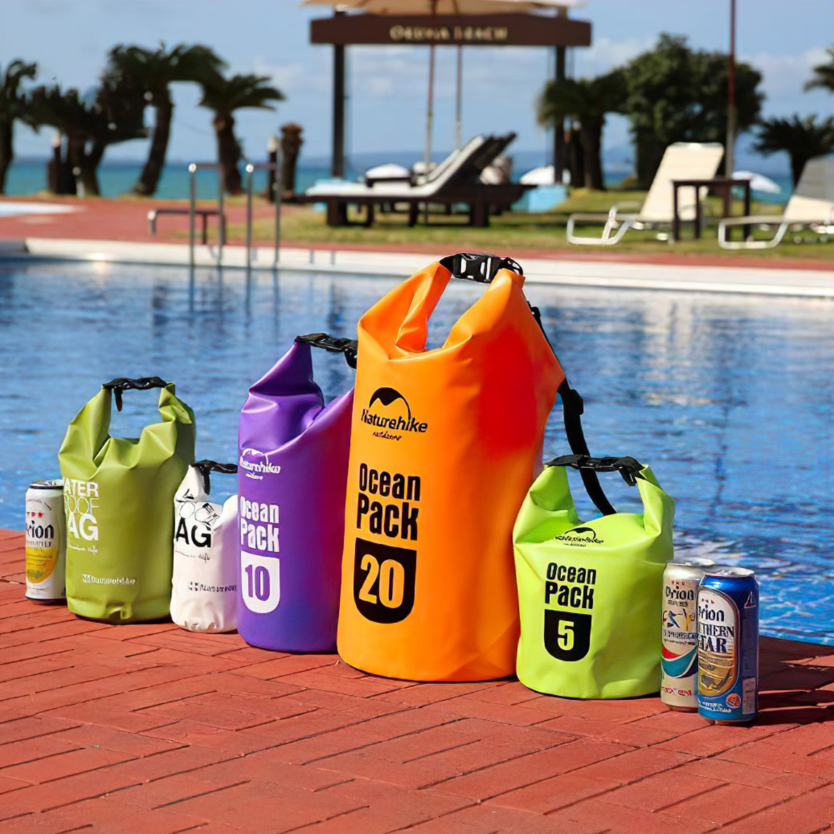 Túi Cắm Trại Khô Chống Nước Đi Suối Cắm Trại 500D Naturehike FS15M010-J