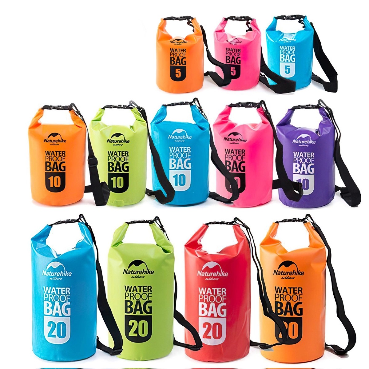 Túi Cắm Trại Khô Chống Nước Đi Suối Cắm Trại 500D Naturehike FS15M010-J