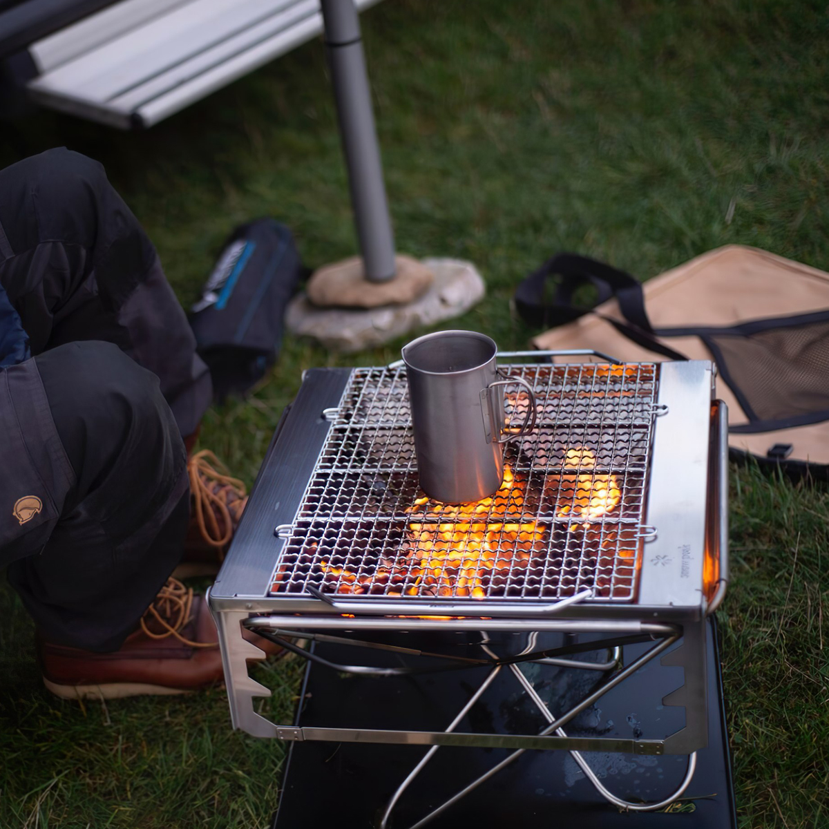 Túi Đựng Bếp Củi Snowpeak Fireplace Canvas Bag L