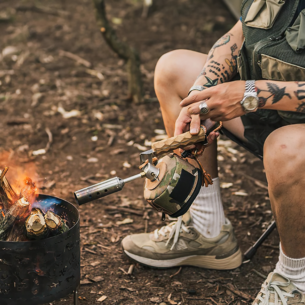 Naturehike Túi Đựng Bình Gas Mini Camouflage NH21PJ123