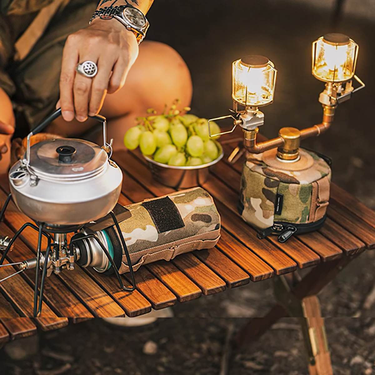 Naturehike Túi Đựng Bình Gas Mini Camouflage NH21PJ123